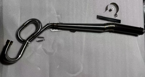 HONDA DAX ST125 CARBON UP SWEPT STAINLESS STEEL WITH LOOP